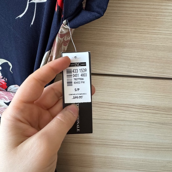 Blue Patterned Dress - Picture 2 of 3